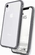 Image result for iPhone XR Clear Case with RGB On Side and Padding