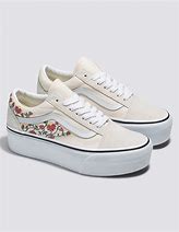 Image result for Vans Flower Shoes