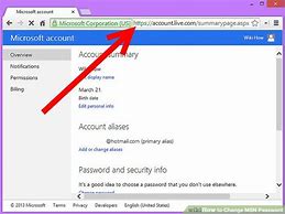 Image result for How to Change Password MSN Email