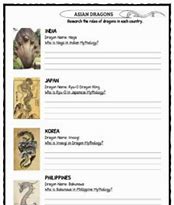 Image result for Mythical Creatures Worksheet