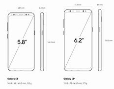 Image result for Samsung Galaxy S8 Dimensions