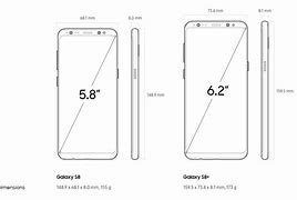 Image result for Galaxy 8 Screen Size