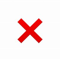 Image result for Red X Emoji Apple