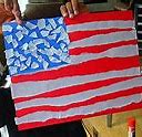 Image result for Construction Paper American Flag