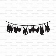 Image result for Hanging Bat Silhouette