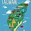 Image result for Map of Taiwan Islands