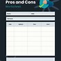 Image result for Pros and Cons Table UI
