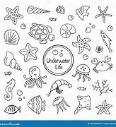 Image result for Underwater Sea Creatures Drawings