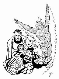 Image result for Invisible Woman Fantastic Four Coloring Pages