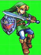 Image result for Legend of Zelda Pixel Art Template