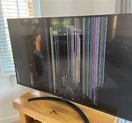Image result for Broken Screen LG TV