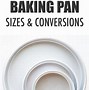 Image result for Cake Pan Size Conversion Chart