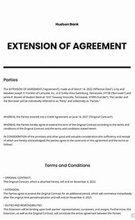 Image result for Extension of Contract Letter Template