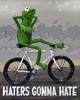 Image result for Frog On a Bike Meme