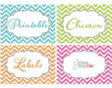 Image result for Free Chevron Printable Label Templates