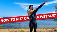 Image result for How to Install a Wetsuit On Men