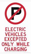 Image result for No EV Charging Sign
