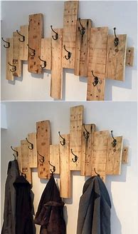 Image result for Reclaimed Wood Coat Hanger