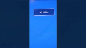 Image result for Blue Screen On TV No Signal