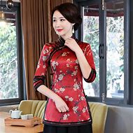 Image result for Chinese Silk Blouse