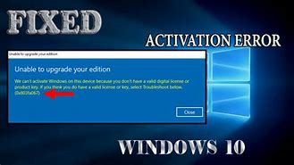Image result for Windows Activation Error Mark