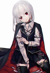 Image result for Gothic Anime Girl with White Hair