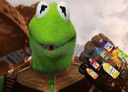 Image result for Thanos Meme Kermit the Frog