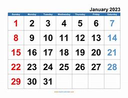 Image result for 2023 Calendar by Month