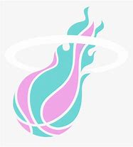 Image result for Miami Heat Logo Pink Blue Basketball