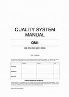 Image result for Free Quality Manual Template