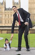 Image result for Tallest Smallest Man in the World