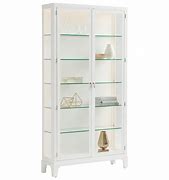 Image result for White Curio Cabinet