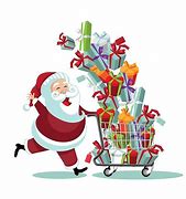 Image result for Xmas Shopping Cartoon