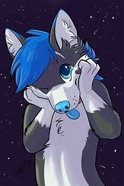 Image result for Cute Anime Wolf Furry Headphones