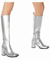 Image result for Silver Gogo Boots