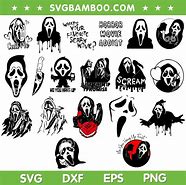 Image result for Ghostface Phone SVG