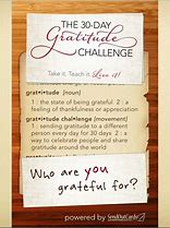 Image result for 30-Day Gratitude Challenge for Children