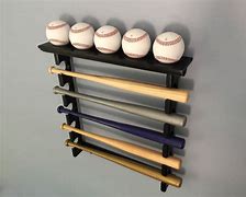 Image result for Horizontal Baseball Bat Display Rack