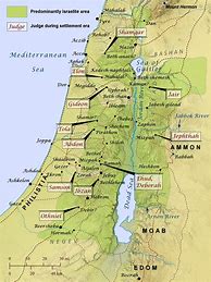 Image result for Israel Judges Map