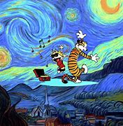 Image result for Calvin and Hobbes Artwork