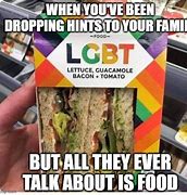 Image result for LGBTQ Food Meme