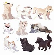 Image result for Cute Anime Chibi Wolf Drawings