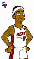 Image result for LeBron James Drawing Simpsons