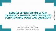 Image result for Request for Tools
