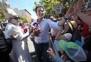 Image result for Gavin Newsom Pride Parade