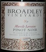 Image result for Broadley Pinot Noir Marcile Lorraine
