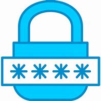Image result for Icon Image Password Blue