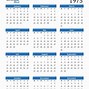 Image result for 1975 Calendar 30 Inches Long