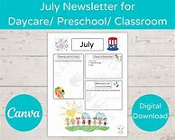 Image result for July Newsletter for Preschool