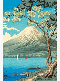Image result for Japanese Print Paintings Landscape